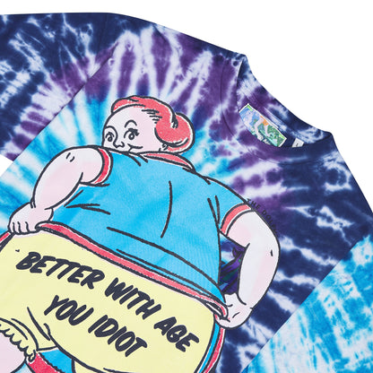 Frizzle Tie Dye Tee | Dolphins