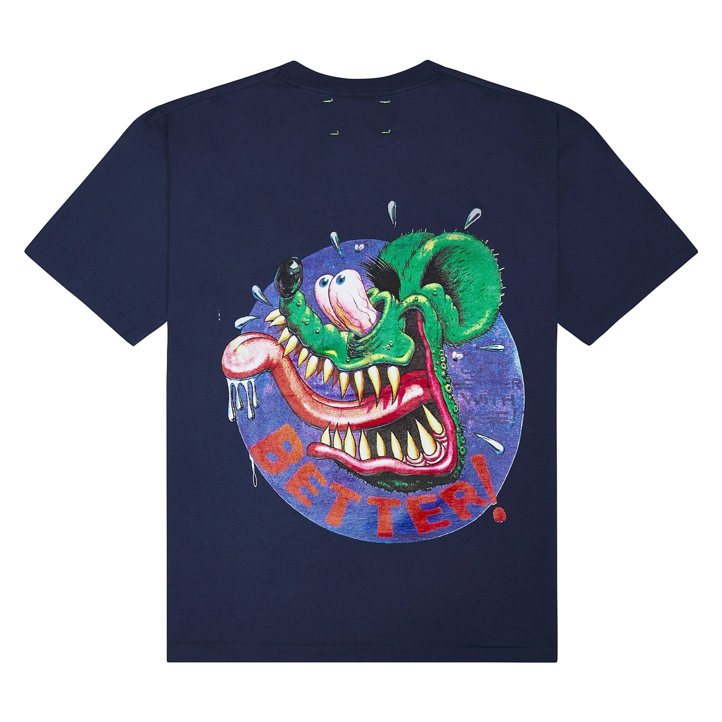 The Kiss Tee | Navy/White