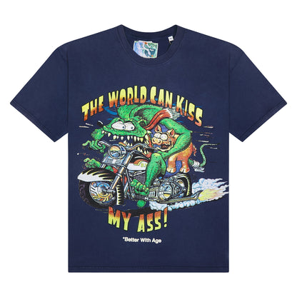 The Kiss Tee | Navy