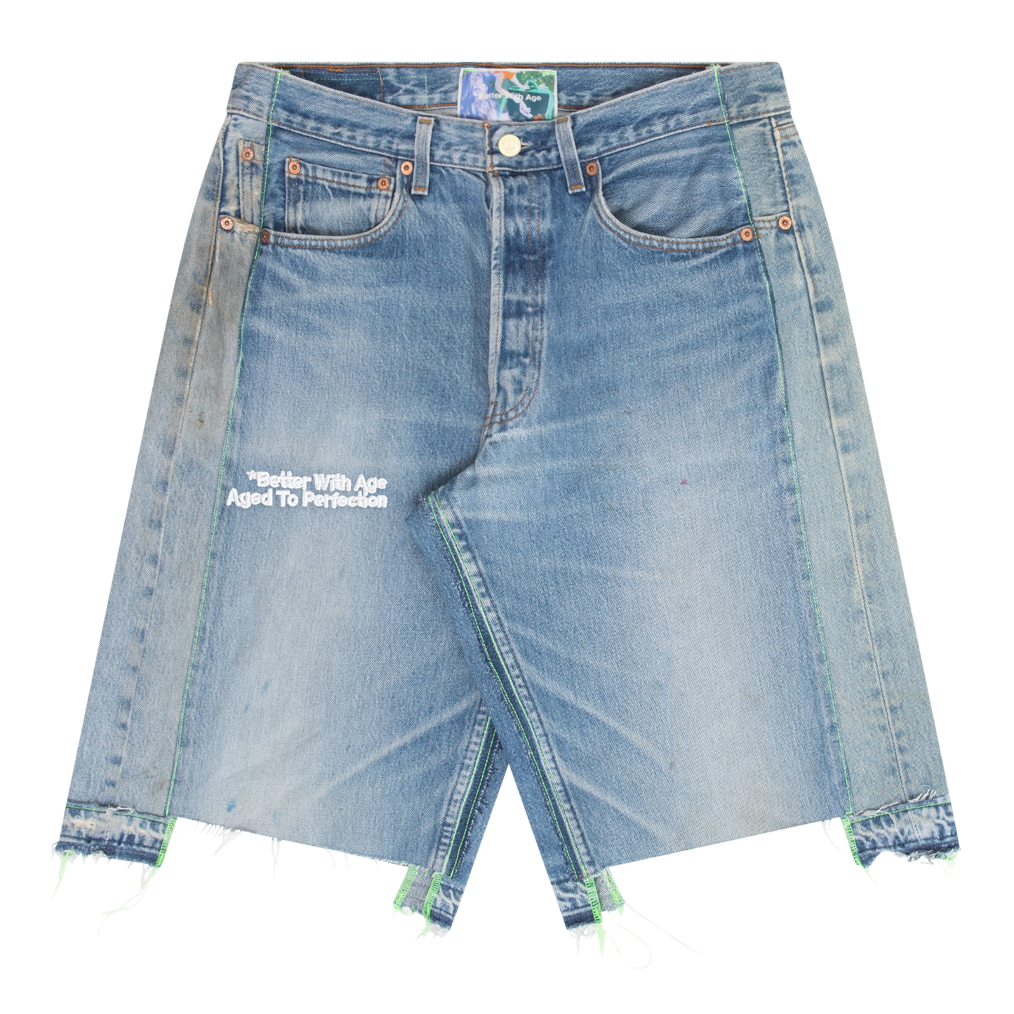 Monroe Triple-Wide Denim Short