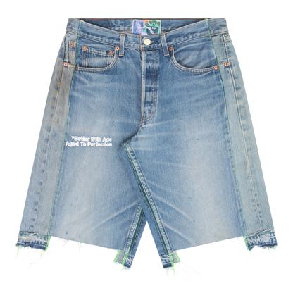 Monroe Triple-Wide Denim Short