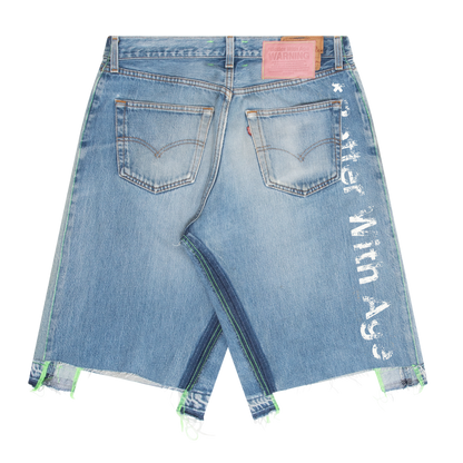 Monroe Triple-Wide Denim Short