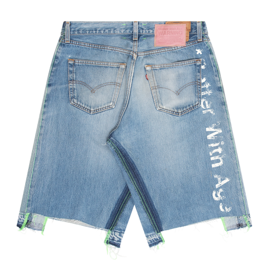 Monroe Triple-Wide Denim Short