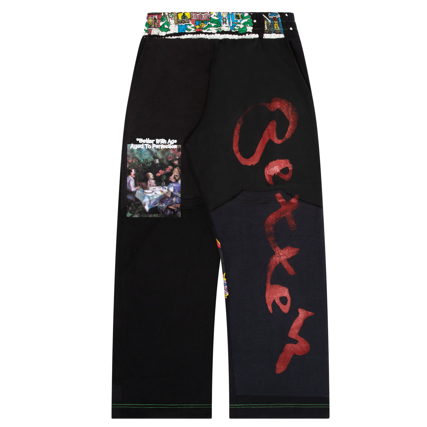 Black Remoir Reconstructed Sweatpant