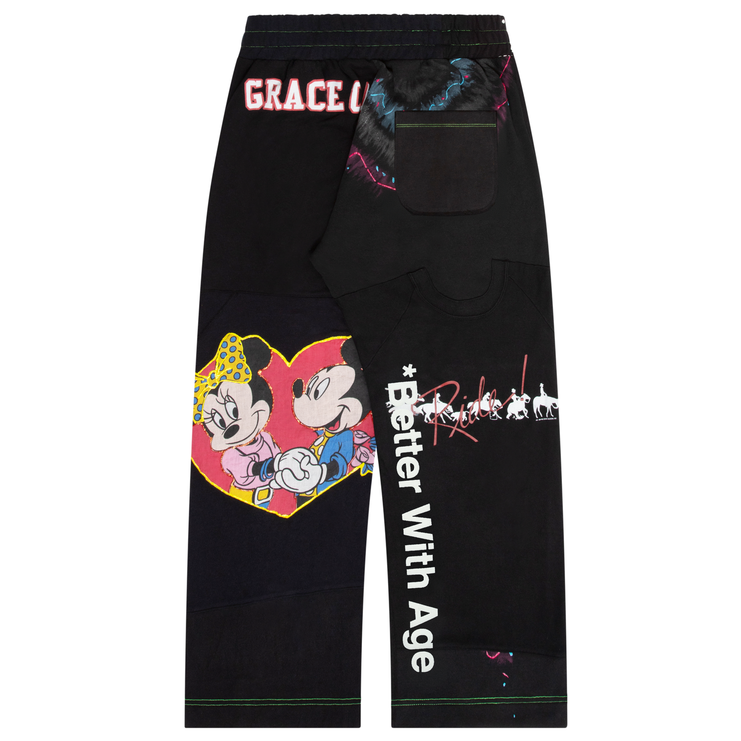 Black Remoir Reconstructed Sweatpant
