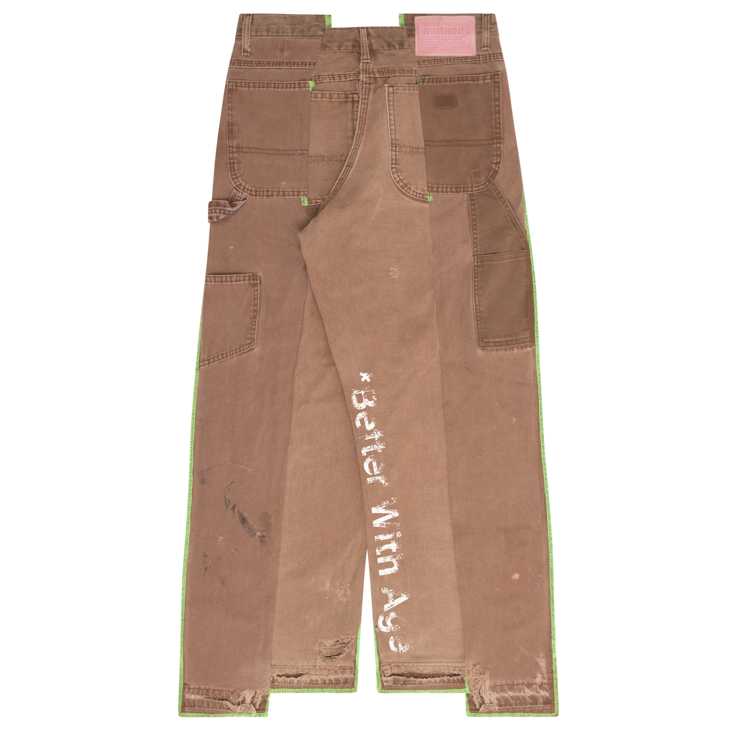 Lemon Single-Knee Trouser