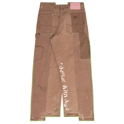 Lemon Single-Knee Trouser